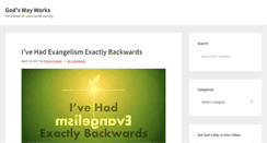 Desktop Screenshot of godswayworks.com