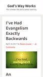 Mobile Screenshot of godswayworks.com