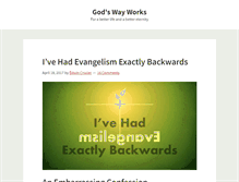 Tablet Screenshot of godswayworks.com